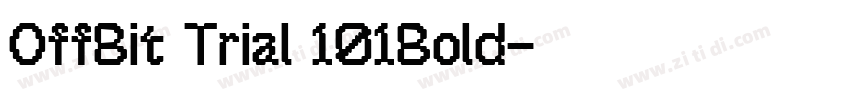 OffBit Trial 101Bold字体转换
